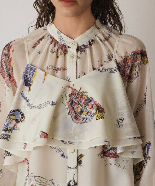 GRACE CONTINENTAL / グレースコンチネンタル シャツ・ブラウス | スーヴェニールプリントブラウス | 詳細9
