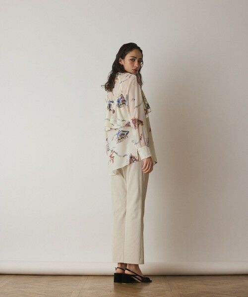 グレースコンチネンタル　diagram スーヴェニールプリントブラウス36 スーヴェニールプリントブラウス / GRACE CONTINENTAL | GRACE