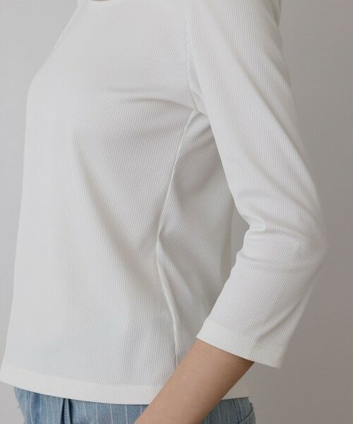 GRACE CONTINENTAL / グレースコンチネンタル その他トップス | テレコボートネックトップ | 詳細3