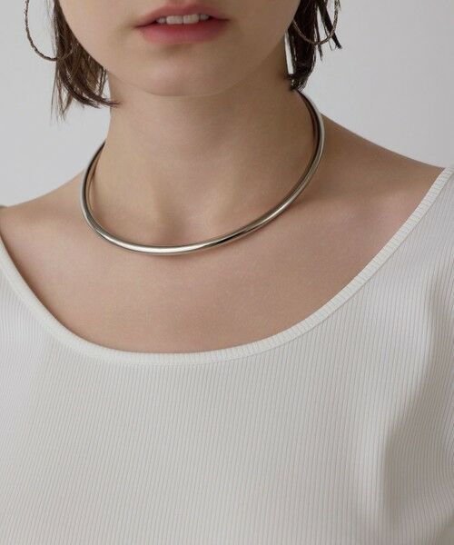 GRACE CONTINENTAL / グレースコンチネンタル その他トップス | テレコボートネックトップ | 詳細4