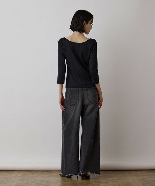 GRACE CONTINENTAL / グレースコンチネンタル その他トップス | テレコボートネックトップ | 詳細14