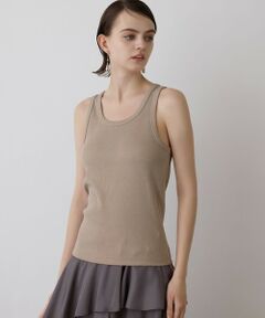 GRACE CONTINENTAL / グレースコンチネンタル その他トップス | テレコカットトップ