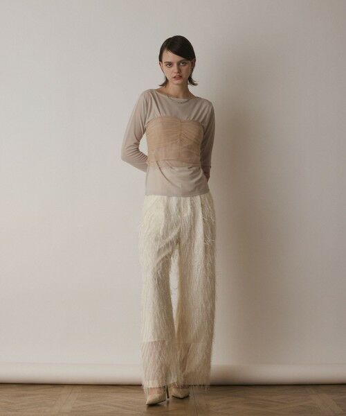 GRACE CONTINENTAL / グレースコンチネンタル キャミソール・チューブトップ | チュールベアトップ | 詳細1