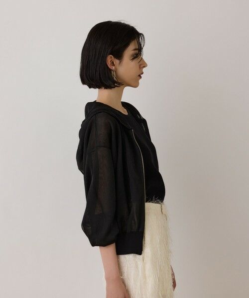 GRACE CONTINENTAL / グレースコンチネンタル パーカー | シアーニットパーカー | 詳細22