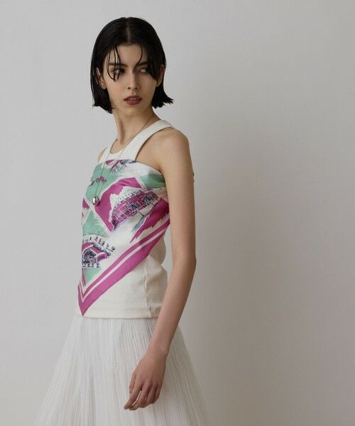 GRACE CONTINENTAL / グレースコンチネンタル バンダナ・スカーフ | スーヴェニールプリントスカーフ | 詳細6