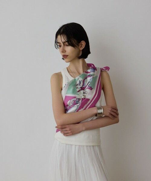 GRACE CONTINENTAL / グレースコンチネンタル バンダナ・スカーフ | スーヴェニールプリントスカーフ | 詳細9