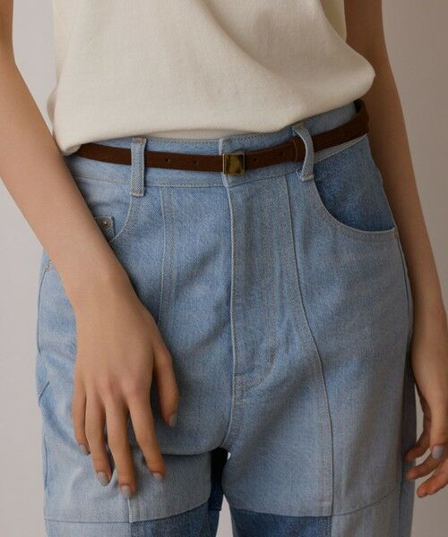 GRACE CONTINENTAL / グレースコンチネンタル ベルト・サスペンダー | LEFIJE スウエードベルト | 詳細1