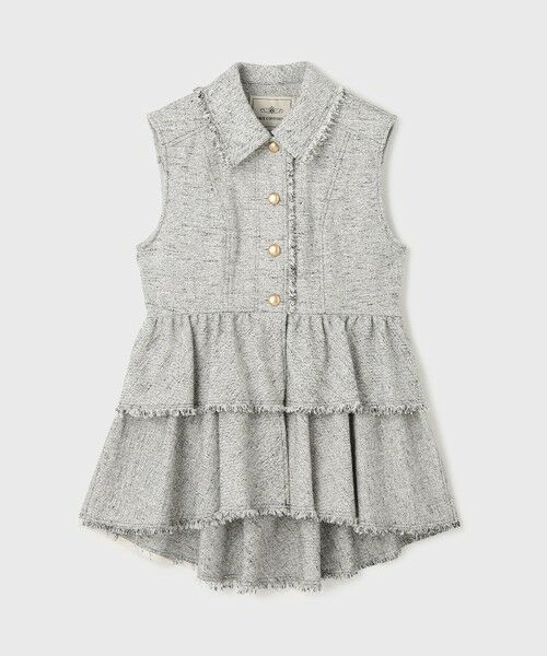 GRACE CONTINENTAL / グレースコンチネンタル シャツ・ブラウス | ツイードフリンジジレ | 詳細11