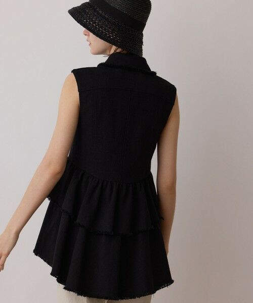 GRACE CONTINENTAL / グレースコンチネンタル シャツ・ブラウス | ツイードフリンジジレ | 詳細16