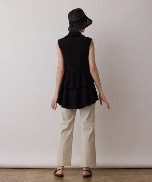 GRACE CONTINENTAL / グレースコンチネンタル シャツ・ブラウス | ツイードフリンジジレ | 詳細18