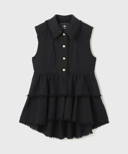 GRACE CONTINENTAL / グレースコンチネンタル シャツ・ブラウス | ツイードフリンジジレ | 詳細19