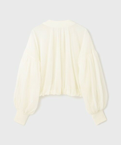 GRACE CONTINENTAL / グレースコンチネンタル ブルゾン | シアーニットバルーンジャケット | 詳細14