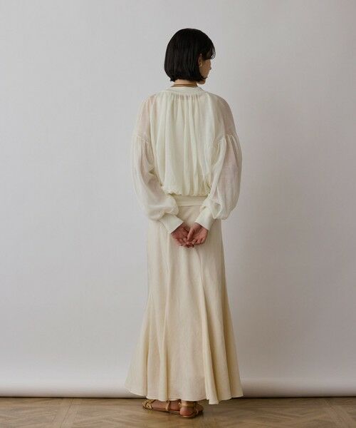 GRACE CONTINENTAL / グレースコンチネンタル ブルゾン | シアーニットバルーンジャケット | 詳細4