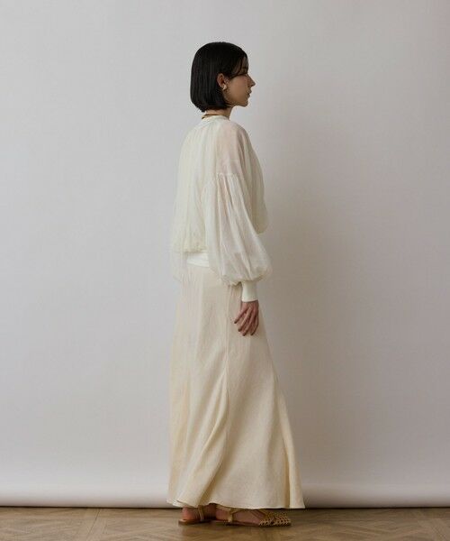 GRACE CONTINENTAL / グレースコンチネンタル ブルゾン | シアーニットバルーンジャケット | 詳細5