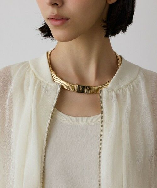 GRACE CONTINENTAL / グレースコンチネンタル ブルゾン | シアーニットバルーンジャケット | 詳細8