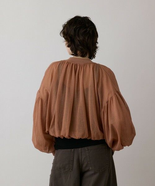 GRACE CONTINENTAL / グレースコンチネンタル ブルゾン | シアーニットバルーンジャケット | 詳細19