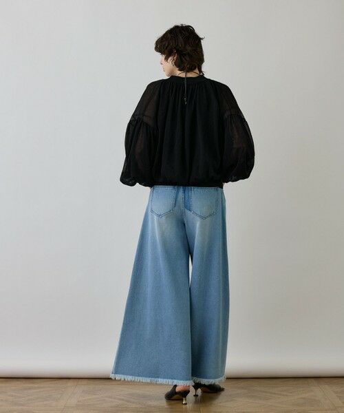GRACE CONTINENTAL / グレースコンチネンタル ブルゾン | シアーニットバルーンジャケット | 詳細23