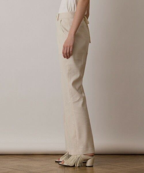 GRACE CONTINENTAL / グレースコンチネンタル その他パンツ | リネンサテンフレアパンツ | 詳細4
