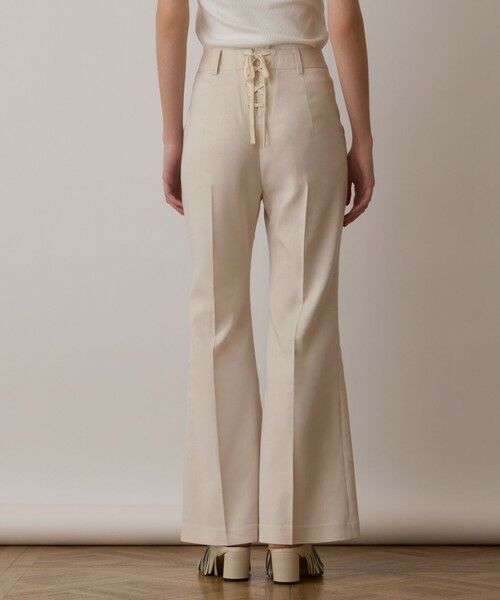 GRACE CONTINENTAL / グレースコンチネンタル その他パンツ | リネンサテンフレアパンツ | 詳細5