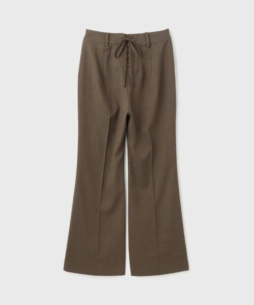 GRACE CONTINENTAL / グレースコンチネンタル その他パンツ | リネンサテンフレアパンツ | 詳細15