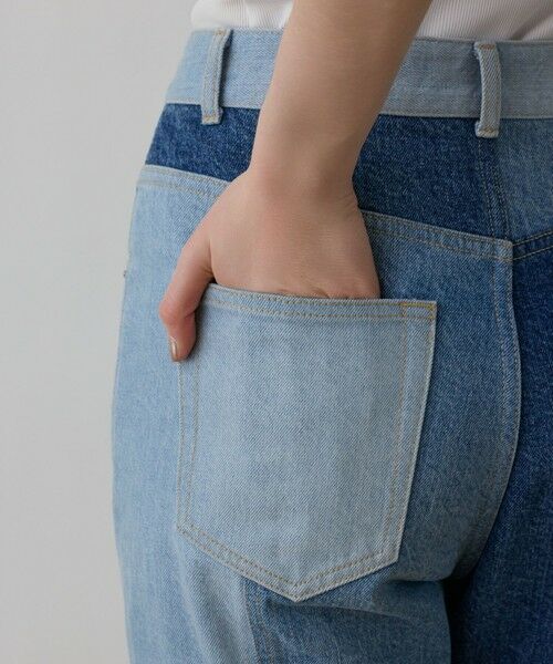GRACE CONTINENTAL / グレースコンチネンタル デニムパンツ | パッチワークデニムパンツ | 詳細5