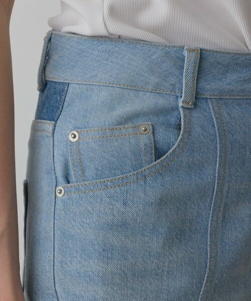 GRACE CONTINENTAL / グレースコンチネンタル デニムパンツ | パッチワークデニムパンツ | 詳細6