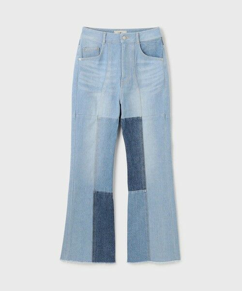 GRACE CONTINENTAL / グレースコンチネンタル デニムパンツ | パッチワークデニムパンツ | 詳細7