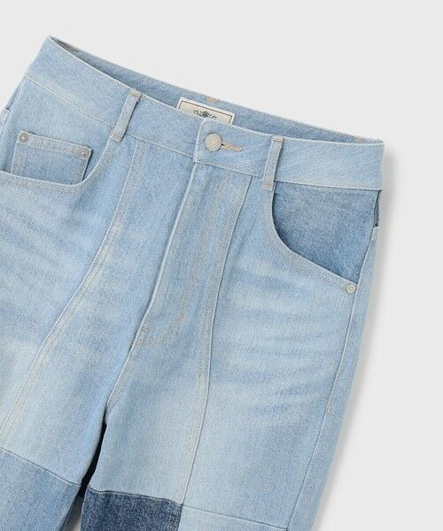 GRACE CONTINENTAL / グレースコンチネンタル デニムパンツ | パッチワークデニムパンツ | 詳細9