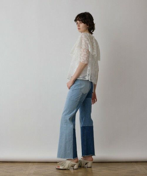 GRACE CONTINENTAL / グレースコンチネンタル デニムパンツ | パッチワークデニムパンツ | 詳細1