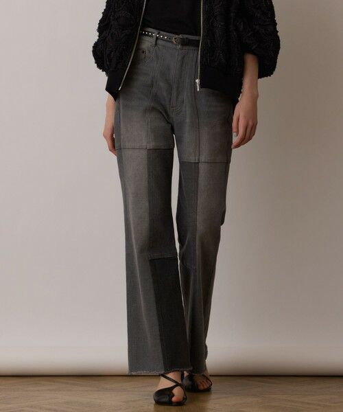 GRACE CONTINENTAL / グレースコンチネンタル デニムパンツ | パッチワークデニムパンツ | 詳細10
