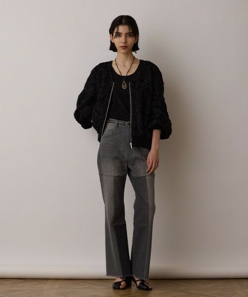 GRACE CONTINENTAL / グレースコンチネンタル デニムパンツ | パッチワークデニムパンツ | 詳細13