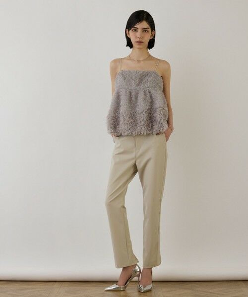 GRACE CONTINENTAL / グレースコンチネンタル その他パンツ | ストレッチテーパードパンツ | 詳細1