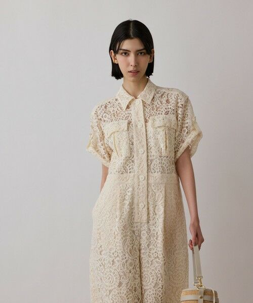 GRACE CONTINENTAL / グレースコンチネンタル サロペット・オールインワン | コードレースジャンプスーツ | 詳細3