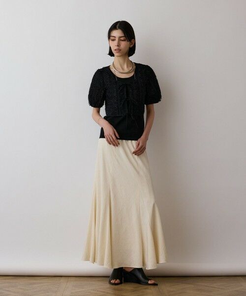 GRACE CONTINENTAL / グレースコンチネンタル ミニ・ひざ丈スカート | シルキーマーメイドスカート | 詳細1