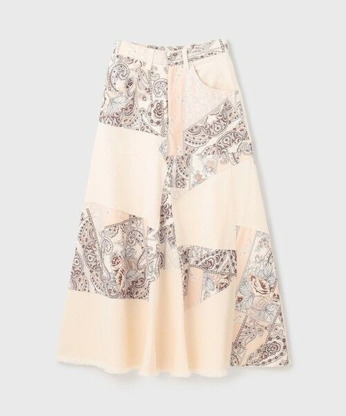 GRACE CONTINENTAL / グレースコンチネンタル デニムスカート | スカーフコンビデニムスカート | 詳細6