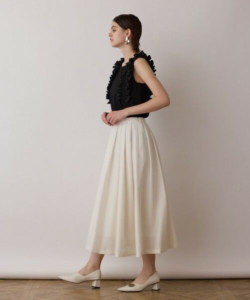 GRACE CONTINENTAL / グレースコンチネンタル ミニ・ひざ丈スカート | シアーメッシュスカート | 詳細1