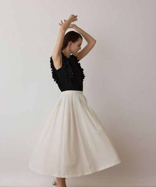 GRACE CONTINENTAL / グレースコンチネンタル ミニ・ひざ丈スカート | シアーメッシュスカート | 詳細2