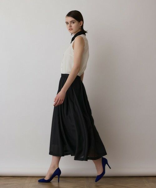 GRACE CONTINENTAL / グレースコンチネンタル ミニ・ひざ丈スカート | シアーメッシュスカート | 詳細10