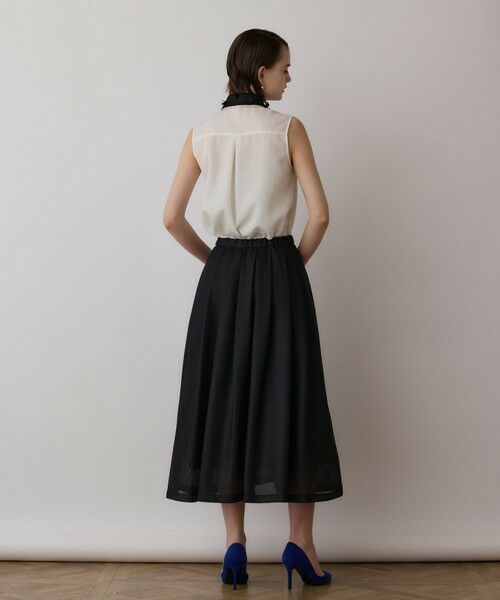 GRACE CONTINENTAL / グレースコンチネンタル ミニ・ひざ丈スカート | シアーメッシュスカート | 詳細11