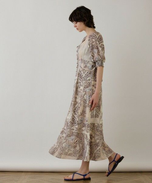 GRACE CONTINENTAL / グレースコンチネンタル ロング・マキシ丈ワンピース | スカーフプリントドレス | 詳細2