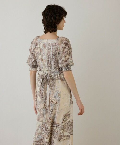 GRACE CONTINENTAL / グレースコンチネンタル ロング・マキシ丈ワンピース | スカーフプリントドレス | 詳細5