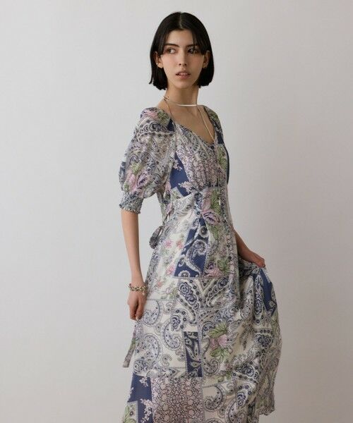 GRACE CONTINENTAL / グレースコンチネンタル ロング・マキシ丈ワンピース | スカーフプリントドレス | 詳細10