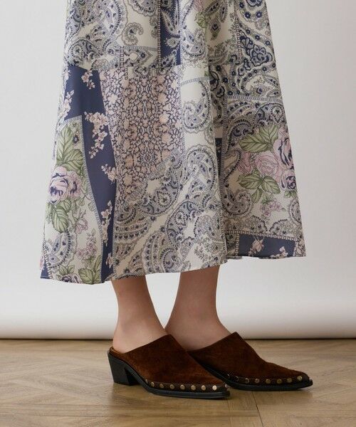 GRACE CONTINENTAL / グレースコンチネンタル ロング・マキシ丈ワンピース | スカーフプリントドレス | 詳細13