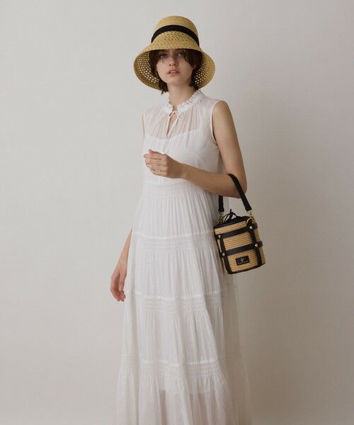 White maison　日本製ビンテージワンピース　カナダワンピース BOXタックカットワンピース | CAPRICIEUX LE'MAGE(カプリシュレ