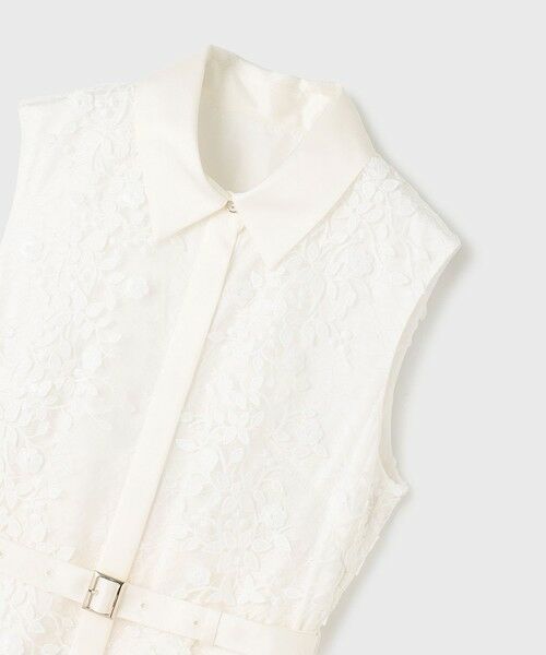 GRACE CONTINENTAL / グレースコンチネンタル ロング・マキシ丈ワンピース | フラワーライン刺繍ワンピース | 詳細8