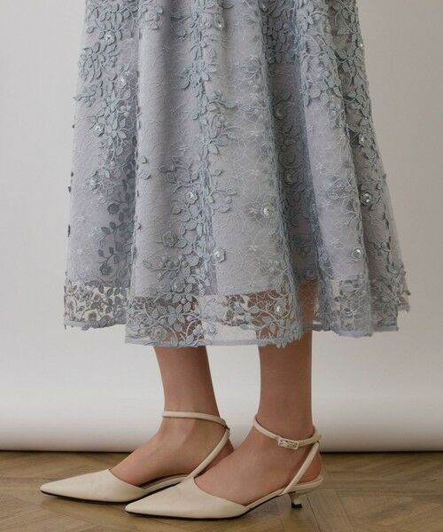 【ZIMMERMANN】花刺繍 コットン マキシワンピース【送料関税込】 セール】 フラワーライン刺繍ワンピース （ロング・マキシ丈