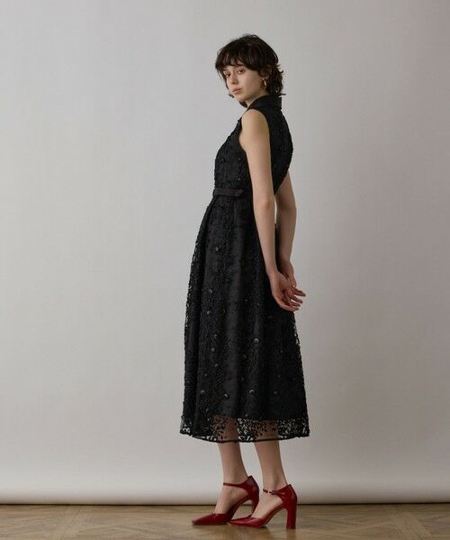 GRACE CONTINENTAL / グレースコンチネンタル ロング・マキシ丈ワンピース | フラワーライン刺繍ワンピース | 詳細20