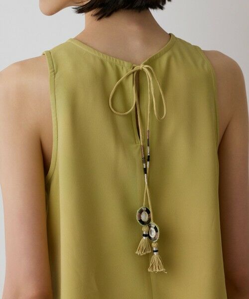 GRACE CONTINENTAL / グレースコンチネンタル その他トップス | ビジューノースリーブトップ | 詳細6