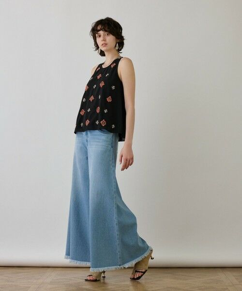 GRACE CONTINENTAL / グレースコンチネンタル その他トップス | ビジューノースリーブトップ | 詳細9