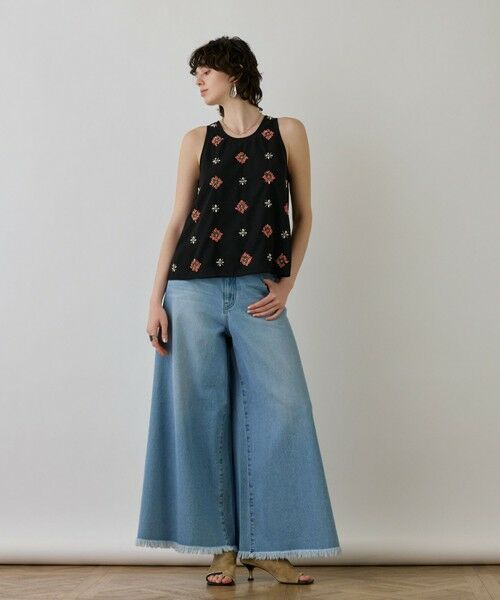 GRACE CONTINENTAL / グレースコンチネンタル その他トップス | ビジューノースリーブトップ | 詳細12